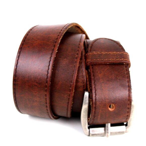 Levi's BROWN GENUINE LEATHER 1.5"Wd CASUAL DRESS MEN'S BELT Sz 40/100 (X60